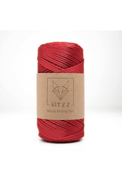 Ritzz Floss Macrame Thread / 2 Mm / Dark Red