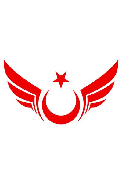 esticker ملصق سيارة على شكل نجمة القمر الأحمر مقاس 15 × 8 سم - ملصق زجاجي للس...
