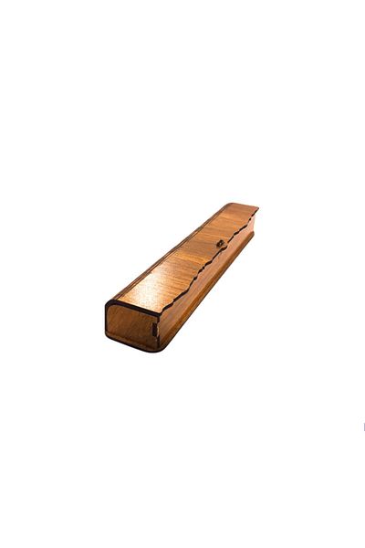 hü ma tasarım ve aksesuar Natural Wooden Necklace Prayer Beads Jewelry Box (Name and Logo Can Be Written) 10 Pieces