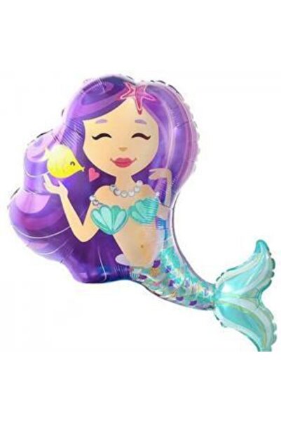 kidspartim بالون حورية البحر من رقائق الفويل