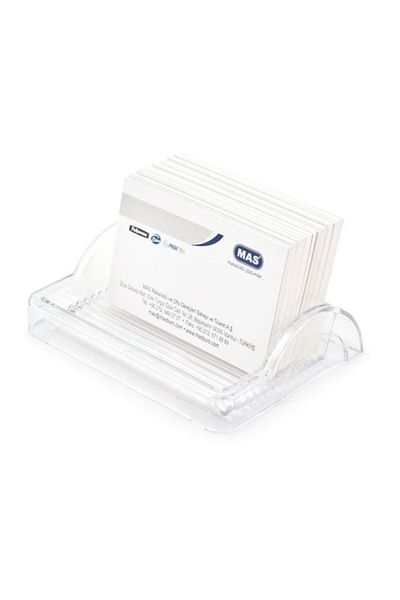 Mas Orion Business Card Holder Transparent
