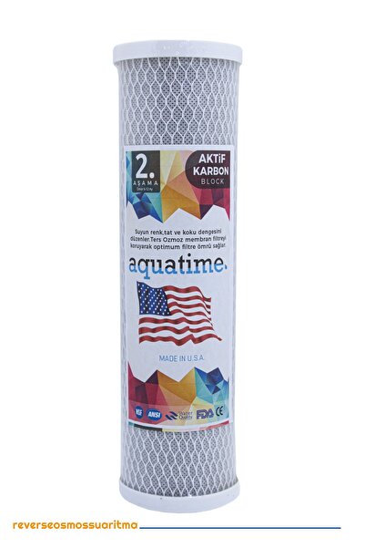 Su Arıtma Filtresi 10 Inc Blok Karbon Su Arıtma Cihazı Filtre