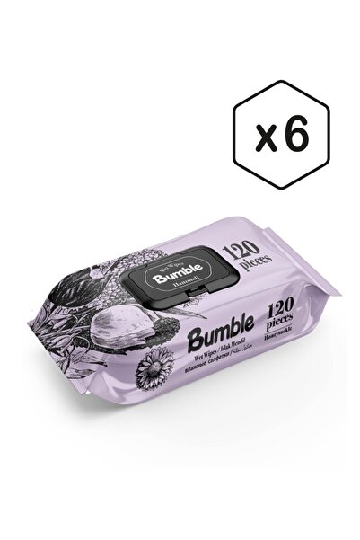 Bumble Hanımeli Wet Wipes 120 Sheets 6 Pack
