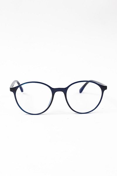 LUNOX Unisex Bone Navy Blue Light Protection Screen Glasses (Computer Screen Glasses)