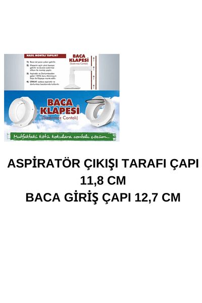 ERPLASSAN Chimney Flap Aspirator Pipe 2 Mt Aluminum Tape 2Mt