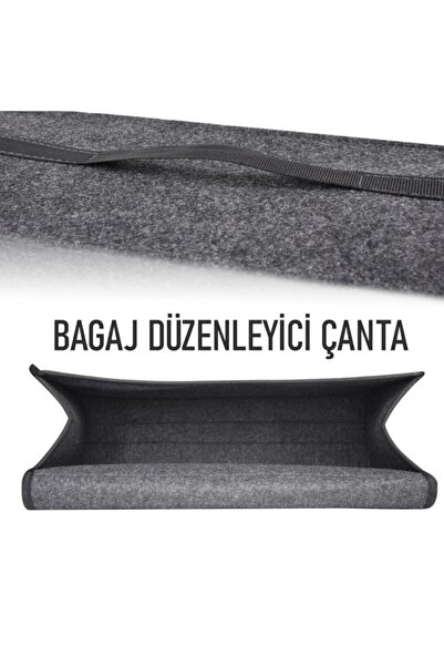 Ankaflex Araba Oto Çantası Keçe Araç Içi Aksesuar Araç Oto Bagaj Içi Düzenleyici Çanta