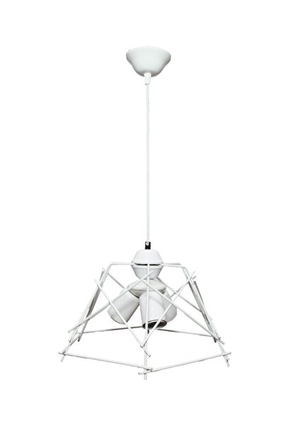 VK HOME AYDINLATMA Sahra 3 Lü Avize (beyaz)