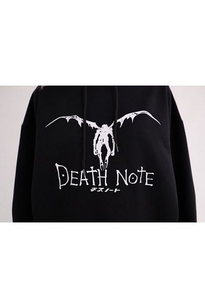 Hediye Deposu Hanorac negru cu glugă Anime Death Note