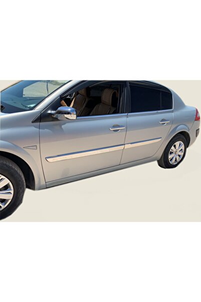 AKTİF OTO KROM Renault Megane 2 Uyumlu Yan Kapı Çıtası Yazısız P.çelik 4 Kapı...