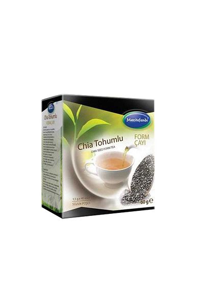 Mecitefendi 40-Piece Filtered Bags - Form Tea with Chia Seeds