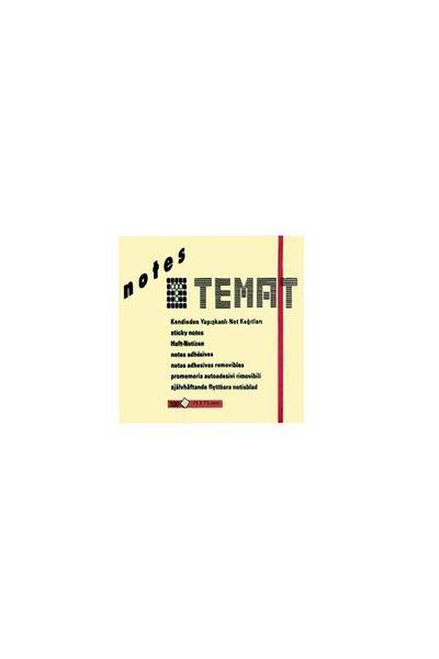 Temat 75 X 75 Mm Pastel Yellow Postit - Adhesive Paper