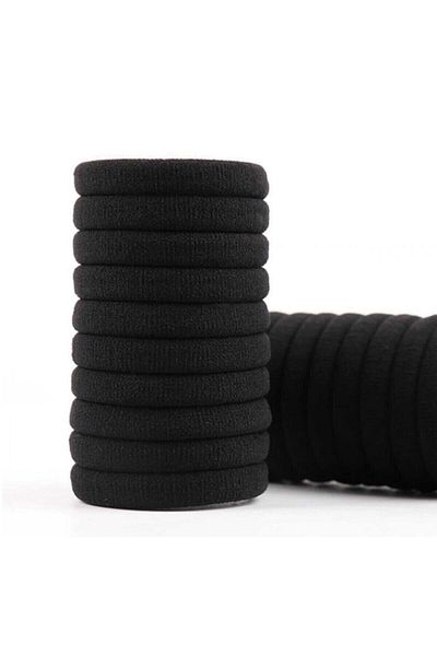 ÇELİKONLİNE Set de 100 de catarame elastice negre