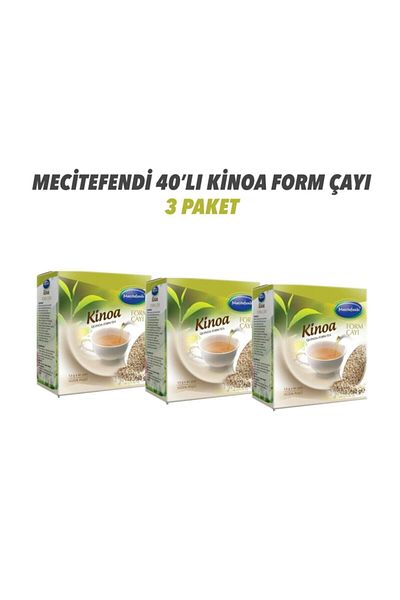 Mecitefendi Quinoa Tea - Filtered BagS 40 PieceS, Set of 3