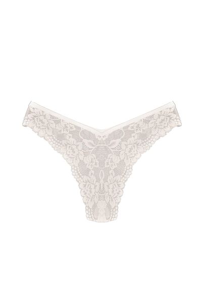 Zena Ecru Full Lace Women's Brazil Panties