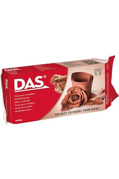 Das Ceramic Plastic Clay 500 Gr Brown