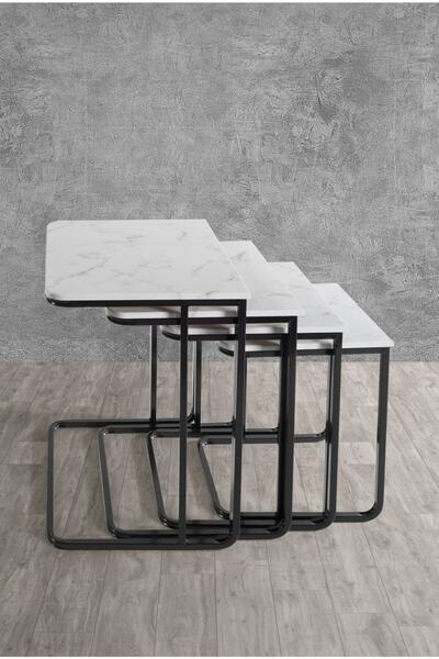 Veys Sehpa Statik Vegas Zigon Sehpa Mermer