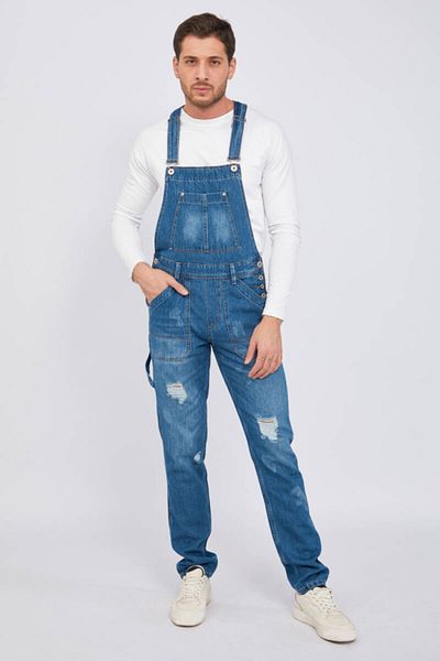 BNY JEANS Ανδρικές φόρμες Jean Παντελόνι Σκούρο Μπλε