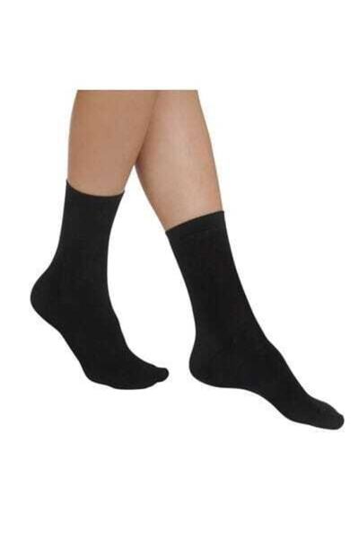 Crazy Socks Bambu Dikişsiz Siyah