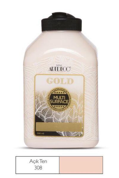 Artdeco Gold Multi Surface Akrilik Boya 500 ml. 308 AÇIK TEN