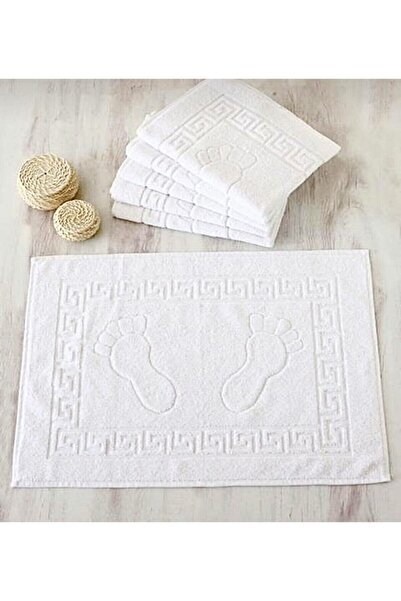İzgi Concept Набір з 2 бавовняних килимків для ванної кімнати 50x70 з високою поглинальною здатністю та відбитками ніг