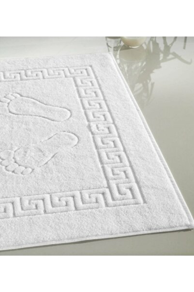 İzgi Concept Набір з 2 бавовняних килимків для ванної кімнати 50x70 з високою поглинальною здатністю та відбитками ніг