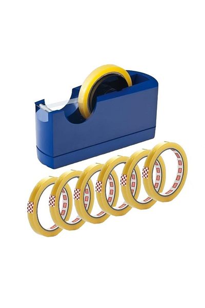 Mas 730 Blue Flash Tape Cutter 66 Mt- 6 Pieces 12x66m Tape