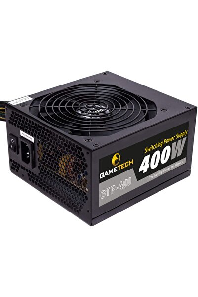 GAMETECH 400watt 12cm Power Supply 6+2 Pin Kablo
