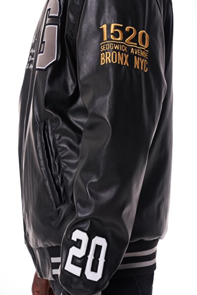 Ghetto off limits Unisex Siyah College Jacket