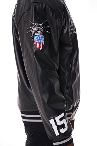 Ghetto off limits Unisex Siyah College Jacket