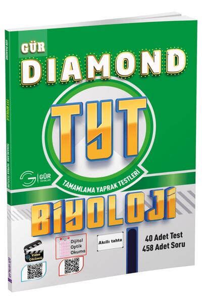 Gür Yayınları Dıamond Tyt Biyoloji Tamamlama Yaprak Testleri