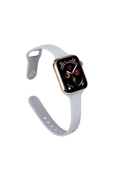 UMD Apple Watch Uyumlu 42/44/45 Mm Ince Silikon Kordon