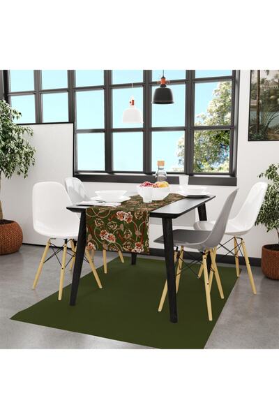 Adawall Green Daisy Runner 140x45cm