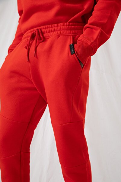 gothamvibes Erkek Kırmızı Eşofman Altı