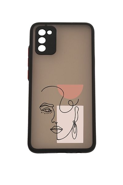 Merwish حافظة هاتف فاخرة بنمط فني للنساء مع حماية لعدسة الكاميرا Samsung A02s