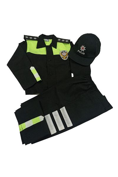Muraty Child Şahin Traffic Police Outfit Costume