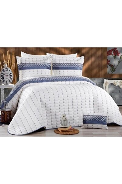 brilant Gündüz Perde Colors Micro Çift Kişilik Yatak Örtüsü Krem