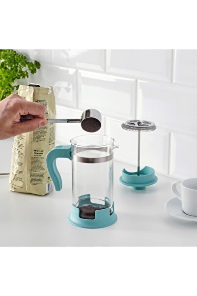 Perimel Upphetta French Press 0,4 Lt Kahve Presi Turkuaz