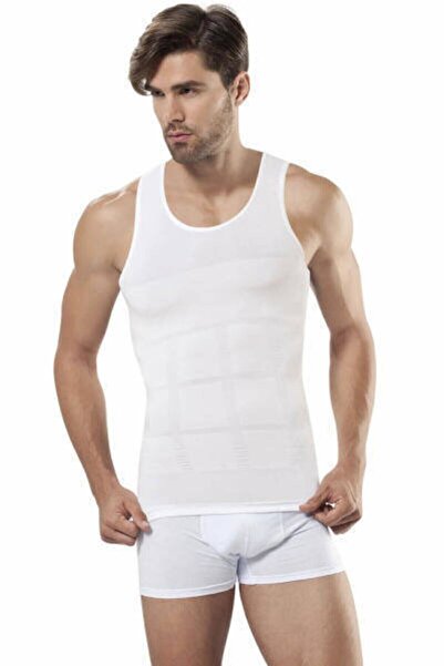 bejamonti Ανδρικό εσώρουχο λευκό Slim N Lift Corset 2010