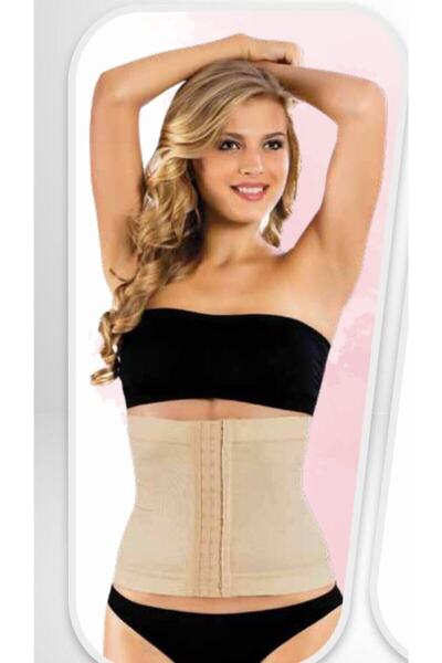 jilly jo Corset cu talie agrafată bej pentru femei