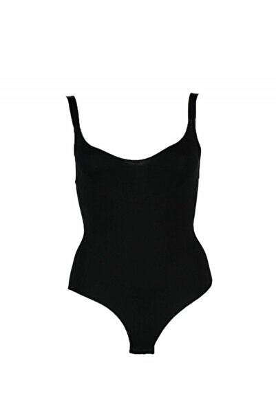 jilly jo Γυναικείος μαύρος κορσές σώματος χωρίς ραφή 2944