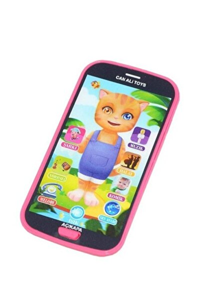 Brother Toys Oyuncak Dokunmatik Eğitici Kedili Model Cep Telefonu Pembe Türkç...