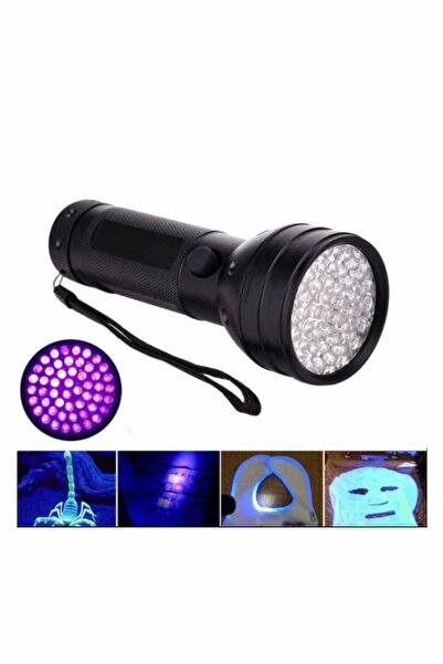 Sore Uv Mor Işık 51 Led Uv Kriminal Ultraviyole Dedektörü El Feneri