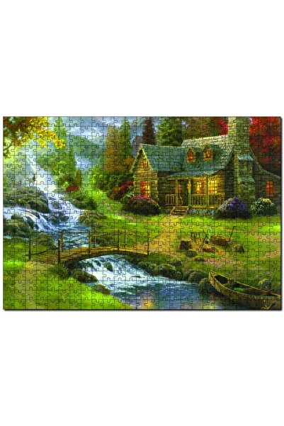 Cakapuzzle أحجية الصور المقطوعة من Home Creek Gazelle Nature 500 قطعة MDF (خشب)