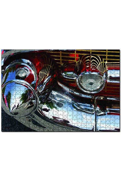 Cakapuzzle Classic Car Bumper Detail Visual 1000 Piece Puzzle Jigsaw Puzzle Mdf (Wooden)