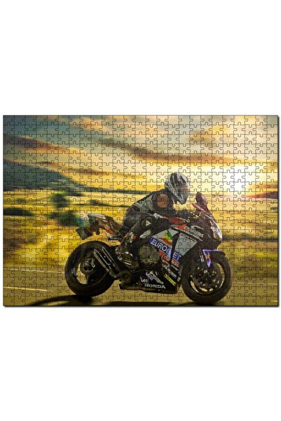 Cakapuzzle هوندا دراجة نارية دراجة نارية البصرية 255 قطعة لغز الصور المقطوعة Mdf (خشب)