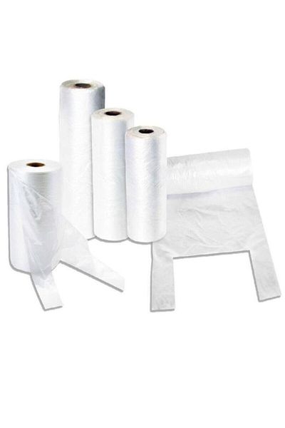 Partioutlet Roll Bag 200 Pieces Large Flowerball Greengrocer Vegetable Fruit Refrigerator