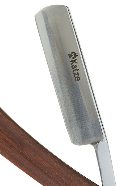 Katze U-005 Classic Steel Beard Razor Traditional Razor - Stainless No Razor