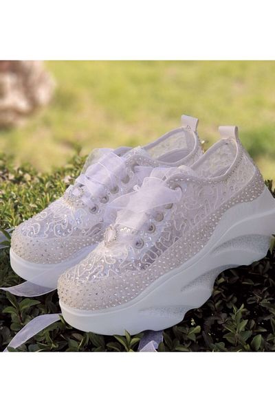 Ayakkabı Tutkusu Stilo ® Bridal Shoes Sports Jewelled