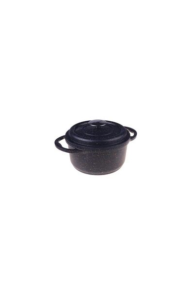 Taşev Glory Titanium Black 20 Cm Deep Pot T3730