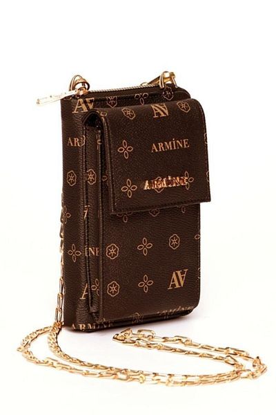 Armine 265 Wallet Brown Printed Women's Bag
